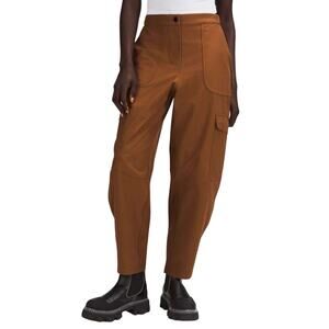 Lululemon Light Utilitech Cargo Pocket High-Rise Pant Roasted Brown Sz 27 EUC